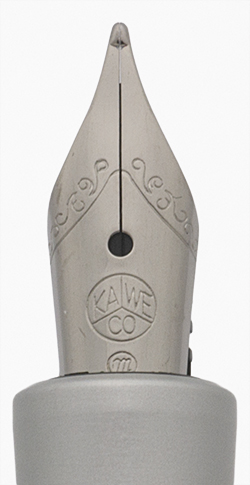 Kaweco AL Sport Fountain Pen - Matte Silver w Chrome Clip, C/C